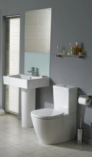 Rezervor WC Ideal Standard Connect CUBE , 3/6 L, dubla actionare ,alimentare laterala