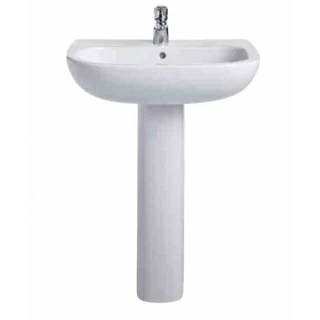 Piedestal lavoar Duravit D-CODE, alb
