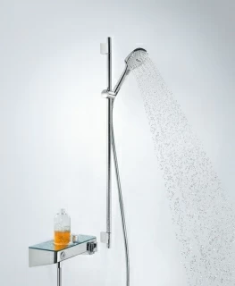 Set dus cu bara de 90 cm Hansgrohe Raindance Select E120/Unica's Puro