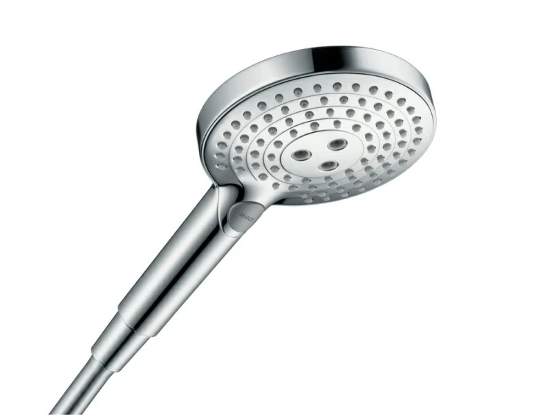 Para dus Hansgrohe Raindance Select S120 alb-crom, 3 jeturi