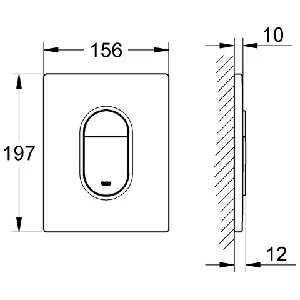 Clapeta actionare WC Grohe Arena Cosmopolitan