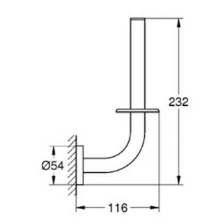 Suport rezerva pentru hartie igienica Grohe Essentials