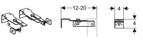 Sistem de fixare Geberit pentru Duofix UP182