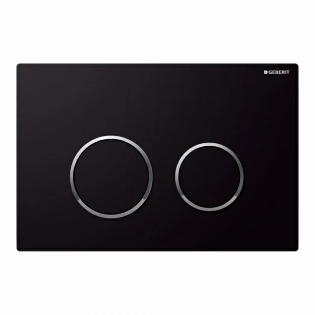 Clapeta actionare Dual-Flush Geberit Sigma 20,pentru rezervor incastrat,crom negru