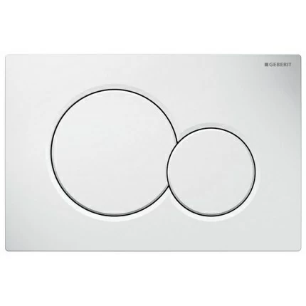Clapeta Geberit Dual-Flush Sigma 01, alb alpin