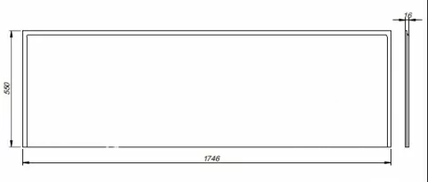 Masca frontala pentru cada Kolo Modo 180 cm