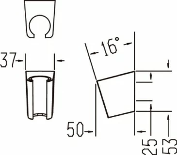 Suport pentru dus Hansgrohe Porter S
