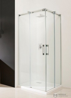Usa cabina dus Radaway Espera KDD 100X200 cm, sticla transparenta de la bagno imagine noua