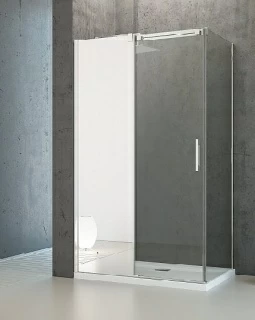 Usa cabina dus Radaway KDJ Mirror 100X200 cm cu sticla transparenta 
