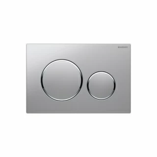 Clapeta dubla-actionare rezervor Geberit Sigma20 crom