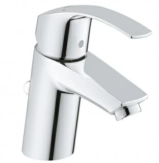 Set baterii 3in1 Grohe Eurosmart New cu baterie lavoar, baterie cada si set de dus cu agatatoare