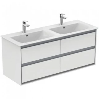 Baza lavoar Ideal Standard Connect Air 120x44xH52 cm, 4 sertare, alb