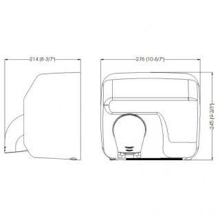 Uscator maini Mediclinics Saniflow automat