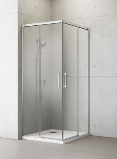 Usa cabina dus Radaway Idea KDD 100 x H 200,5 cm, sticla transparenta bagno.ro imagine 2022