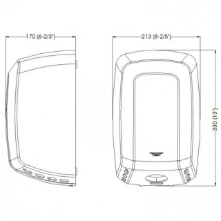 Uscator maini Mediclinics Machflow automat