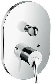 Baterie cada si dus monocomanda Hansgrohe Talis S h 20 cm cu montaj incastrat