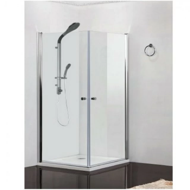 Cabina dus patrata cu usi batante Sanotechik Sanoflex 80 x 80 x H195 cm
