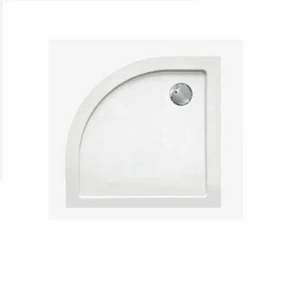 Cadita de dus semirotunda din SMC Sanotechnik, 90x90xH3,5 cm
