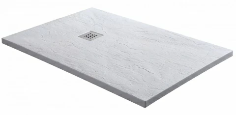 Cadita dus Sanotechnik Kreta 80x120x3 cm culoare alb