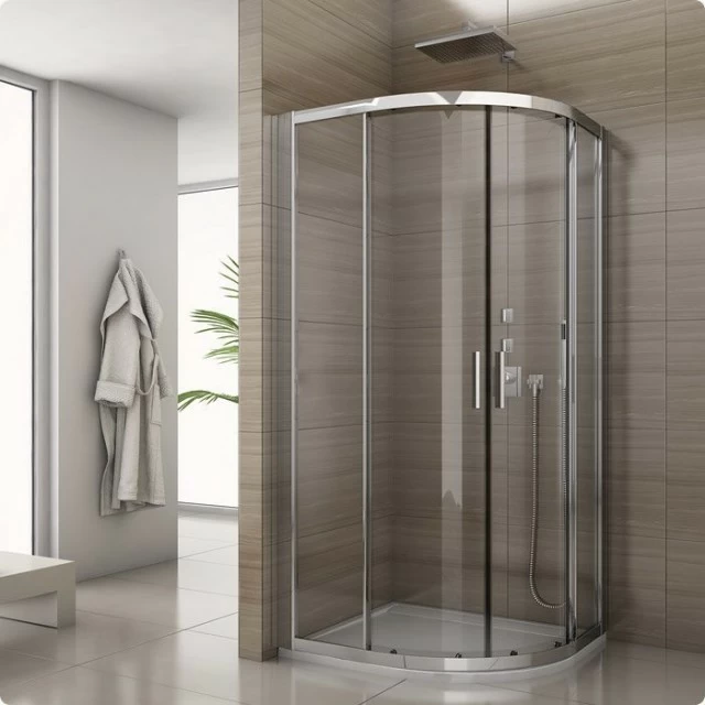 Cabina dus semirotunda SanSwiss Salia SALR 90x90xH190cm
