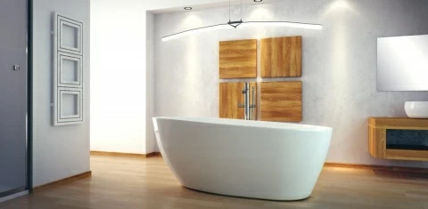 Cada freestanding Besco Goya XS 142x62 cm, alba