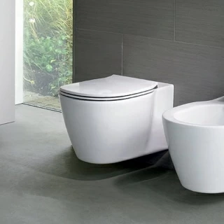 Vas wc Ideal Standard Connect AquaBlade 36,5x54 cm cu montaj suspendat si fixare ascunsa