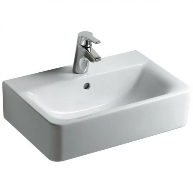 Lavoar Ideal Standard Connect Cube 55x38 cm cu proiectie scurta