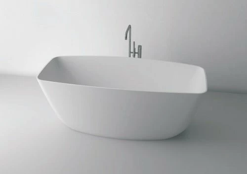 Cada Cast Marble Monza freestanding 156x70x58 cm fara preaplin, finisaj lucios