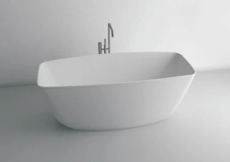 Cada Cast Marble Monza freestanding 156x70x58 cm fara preaplin, finisaj lucios