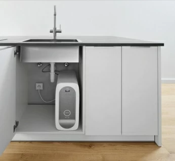 Baterie Grohe Blue Home crom cu sistem de filtrare, racire si acidulare a apei