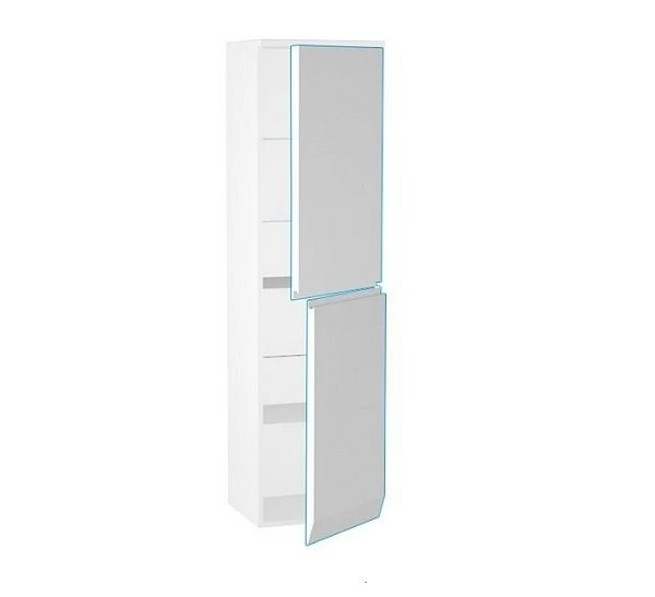 Dulap suspendat Oristo Horyzont 40 x 35 x 150 cm, usa reversibila