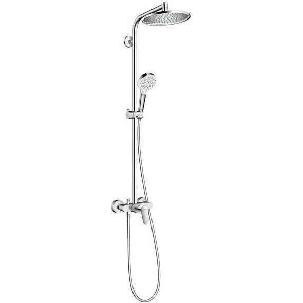 Sistem dus Hansgrohe Crometta S 240 cu baterie monocomanda
