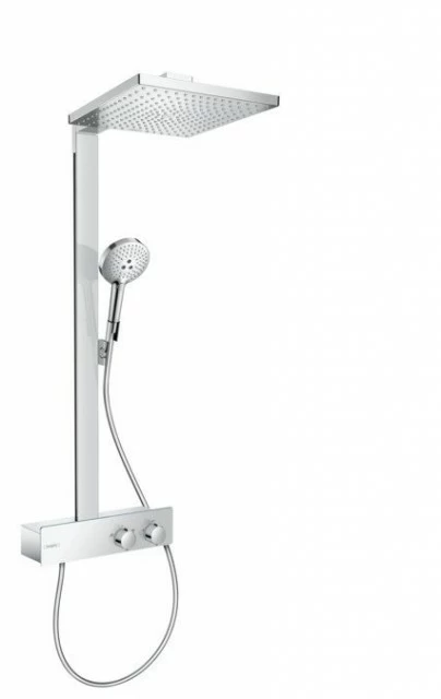 Sistem dus cu baterie termostata Hansgrohe Raindance Select E 300 