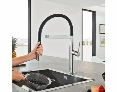 Baterie bucatarie Grohe Essence monocomanda cu dus