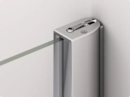 PROMO cabina dus Walk-in SanSwiss Fun 100 x H200 cm sticla Durlux