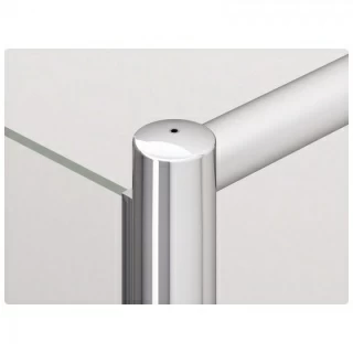 PROMO cabina dus Walk-in SanSwiss Fun 100 x H200 cm sticla Durlux