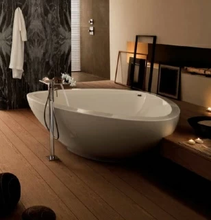 Baterie cada Hansgrohe Axor Massaud cu montaj pe pardoseala