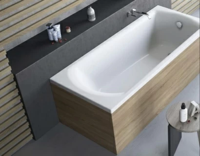 Set PROMO Radaway Kea cada, panou lateral frontal si sifon R135 160 x 75 cm 