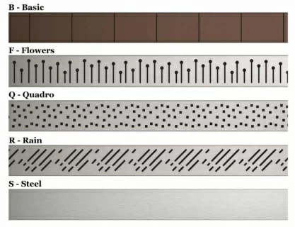 Sistem de dus fara cadita, cu rigola Radaway RadaDrain pe marginea lunga 160 x 80 cm