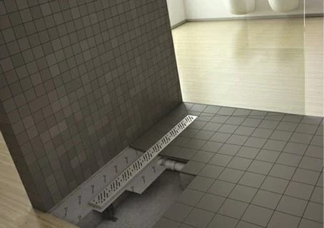 Sistem de dus fara cadita, cu rigola Radaway RadaDrain 110 x 110 cm