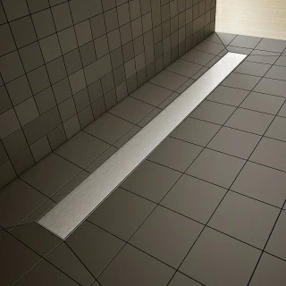 Sistem de dus fara cadita, cu rigola Radaway RadaDrain pe marginea scurta 100 x 90 cm