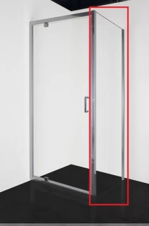 Perete lateral cabina dus modular Sanotechnik Elite 90 x H195 cm