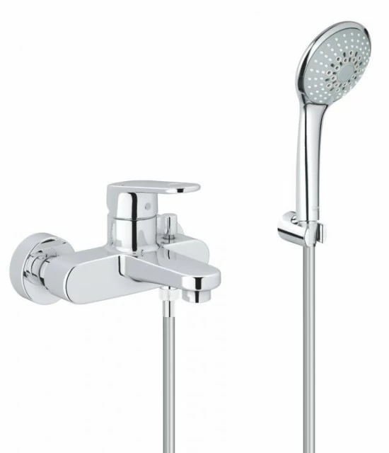 Baterie cadă si dus Grohe Europlus cu para, furtun si agatatoare dus
