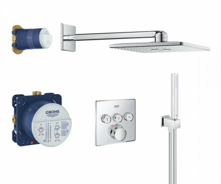 Sistem de dus Grohe Grohtherm SmartControl cu baterie termostatata