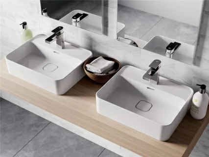 Baterie lavoar Ideal Standard Edge cu ventil metalic pop-up