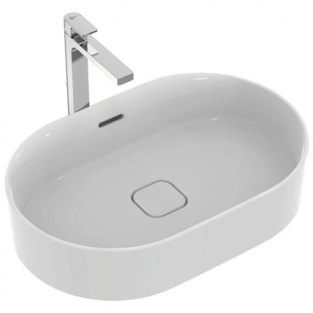 Lavoar tip bol Ideal Standard Strada II 60x40xH13 cm oval, cu preaplin, montaj pe blat