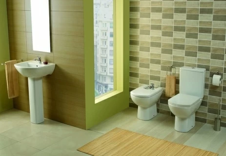 Vas WC Gala Smart monobloc pentru rezervor pe vas 35 x 65 cm