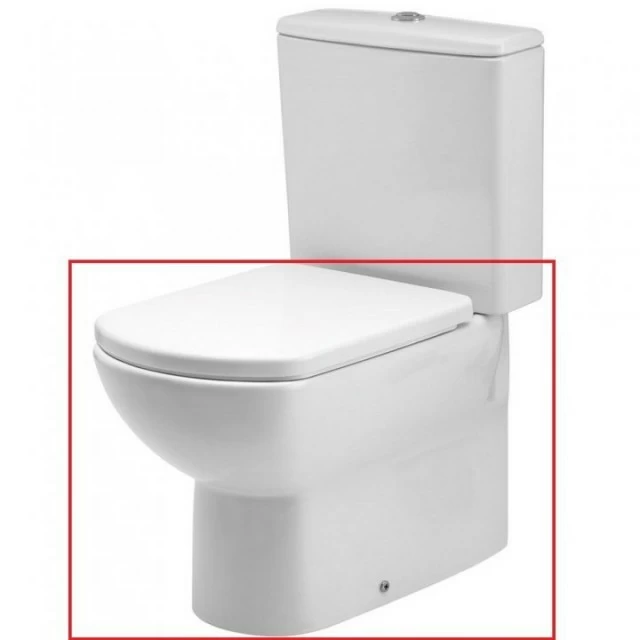 Vas WC Gala Smart monobloc lipit de perete 36x61.5 cm