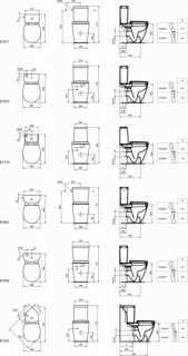 Vas WC monobloc Ideal Standard Connect Space pentru rezervor pe vas 36x60 cm