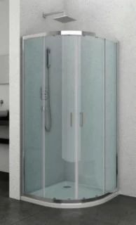 Cabina de dus semirotunda Sanotechnik Elite 80 x 80 x H195 cm